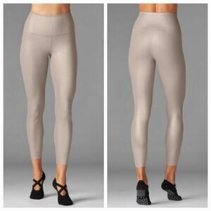 TAVI APPAREL HIGH WAISTED TIGHT, GOLD METALLIC, SIZE M